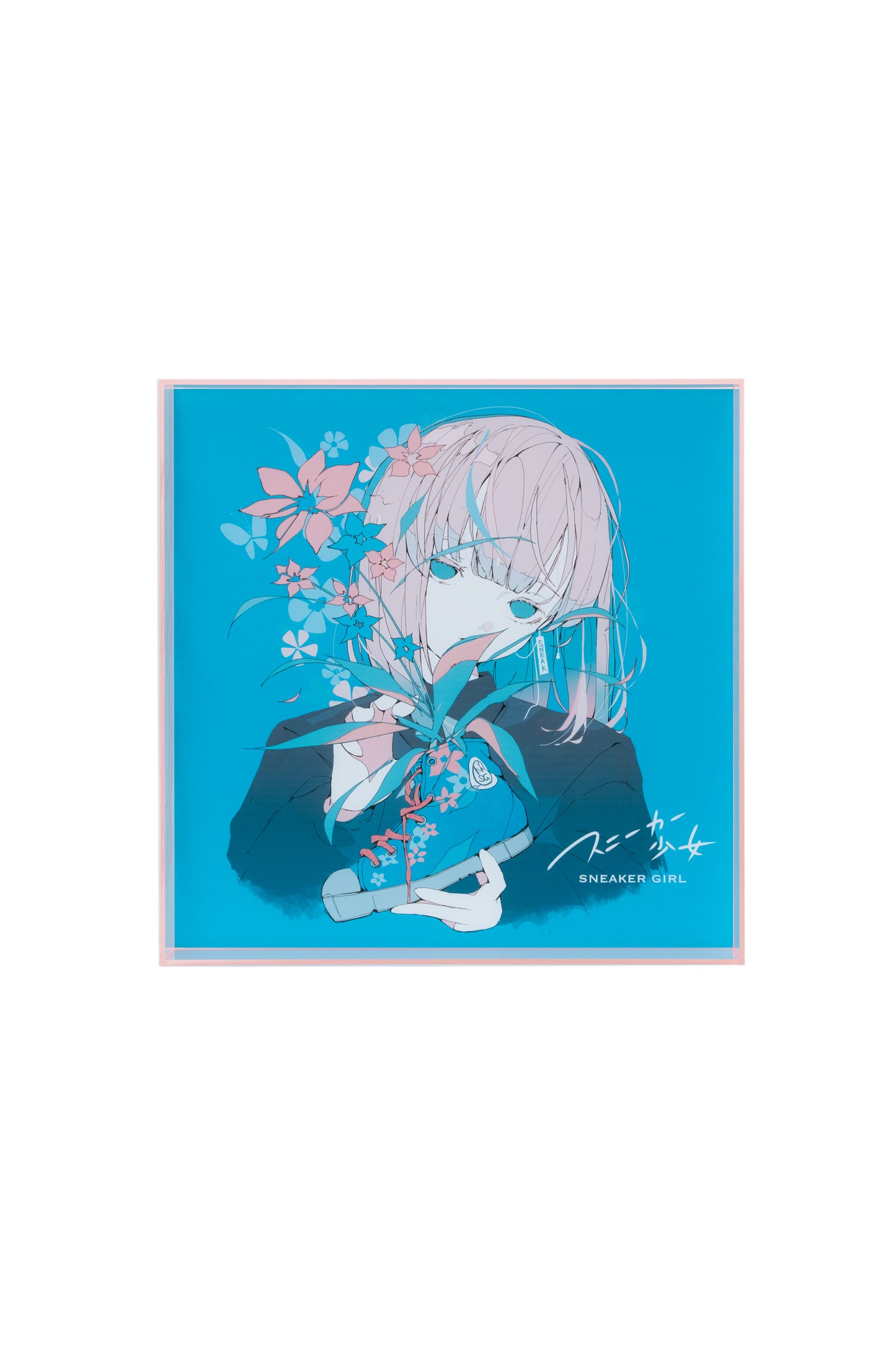 スニーカー少女 feat. NCG春 サイン付き Exhibition アクリル額装