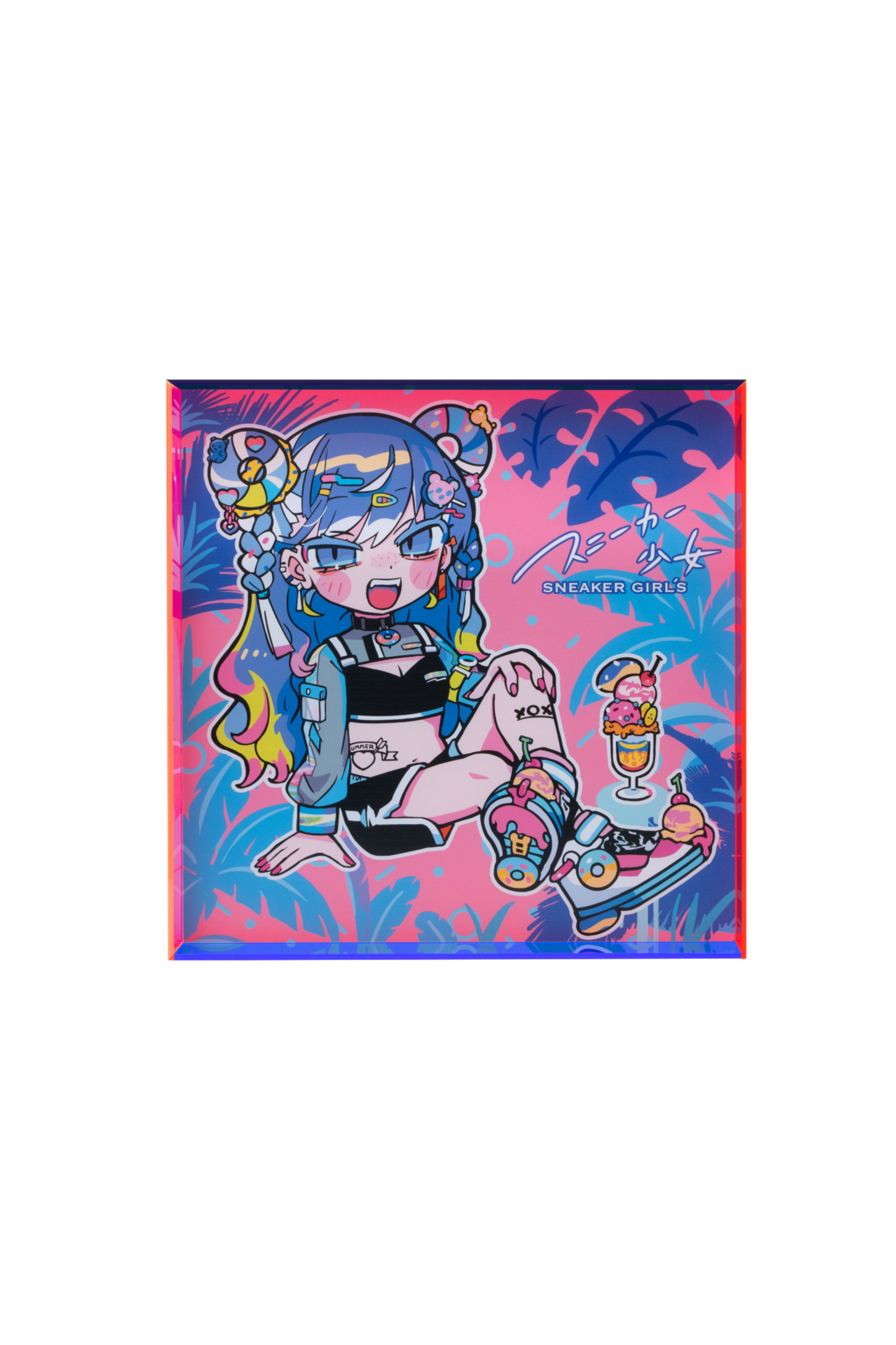 スニーカー少女 feat. 寺田てら サイン付き Exhibition アクリル額装