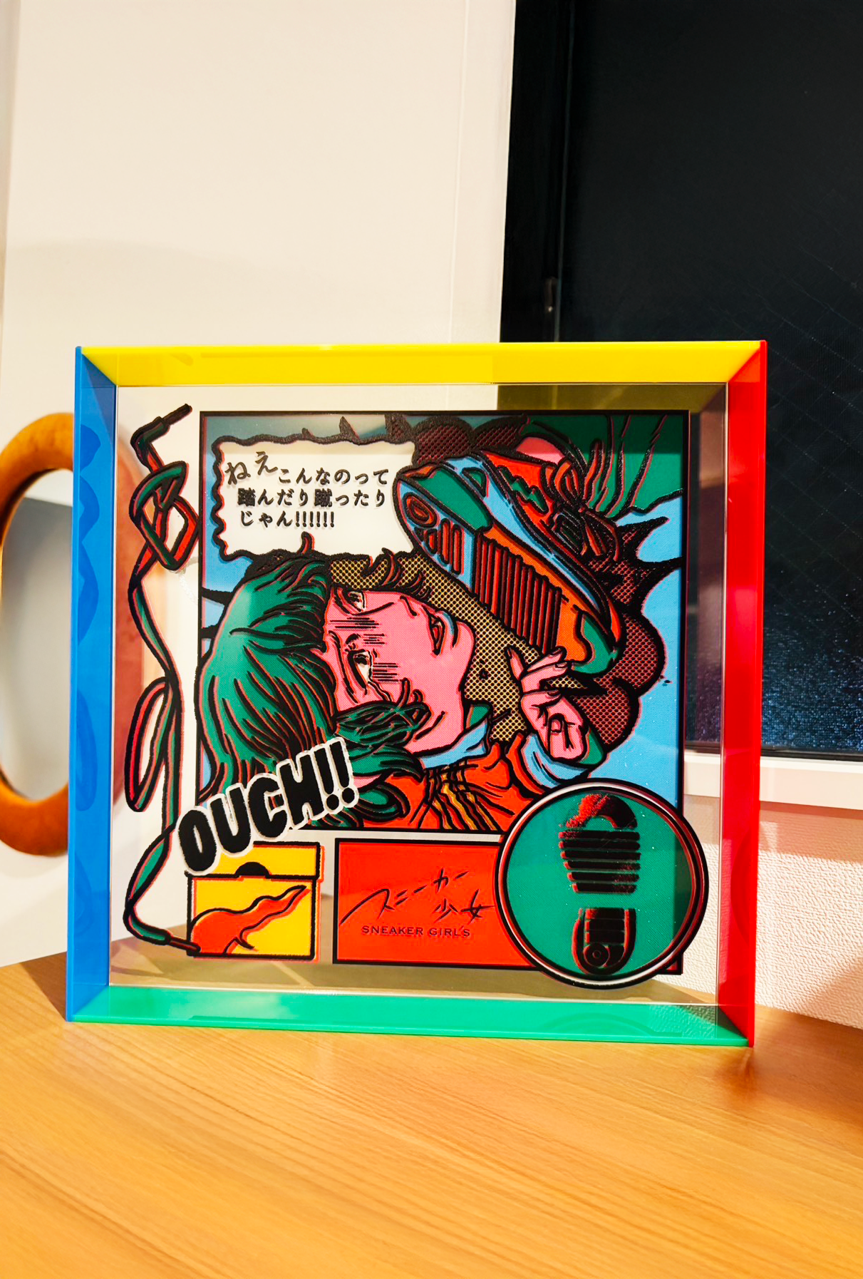 スニーカー少女 feat. 原田ちあき 両面加工額装アクリル ナンバリング&サイン付き Exhibition