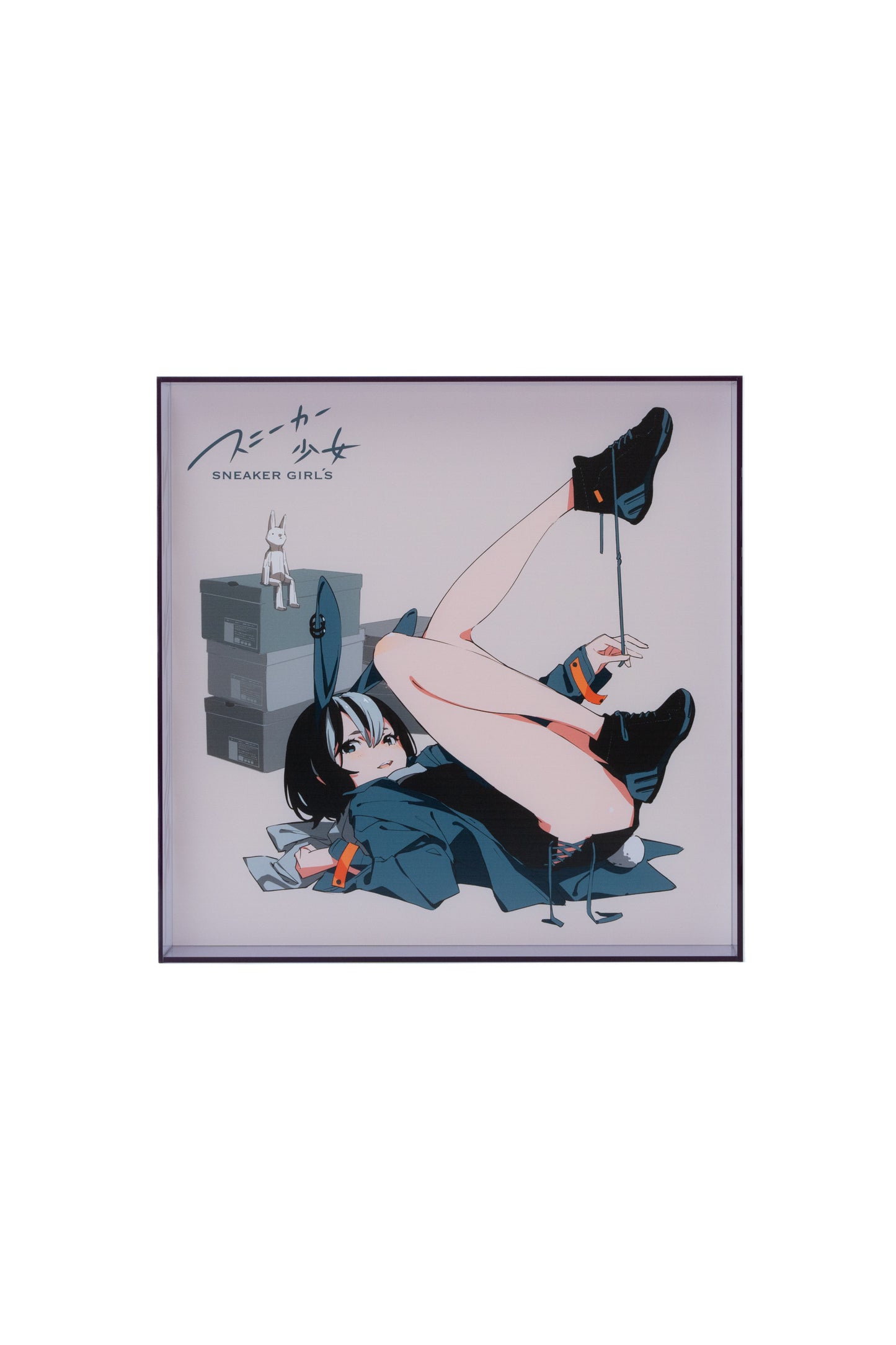 スニーカー少女 feat. popman3580 サイン付き Exhibition アクリル額装