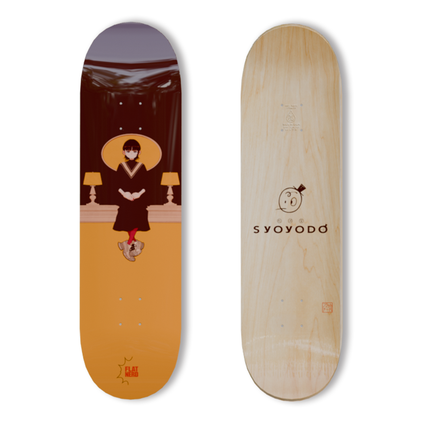Syoyo × FLAT NERD SKATEBOARD DECK