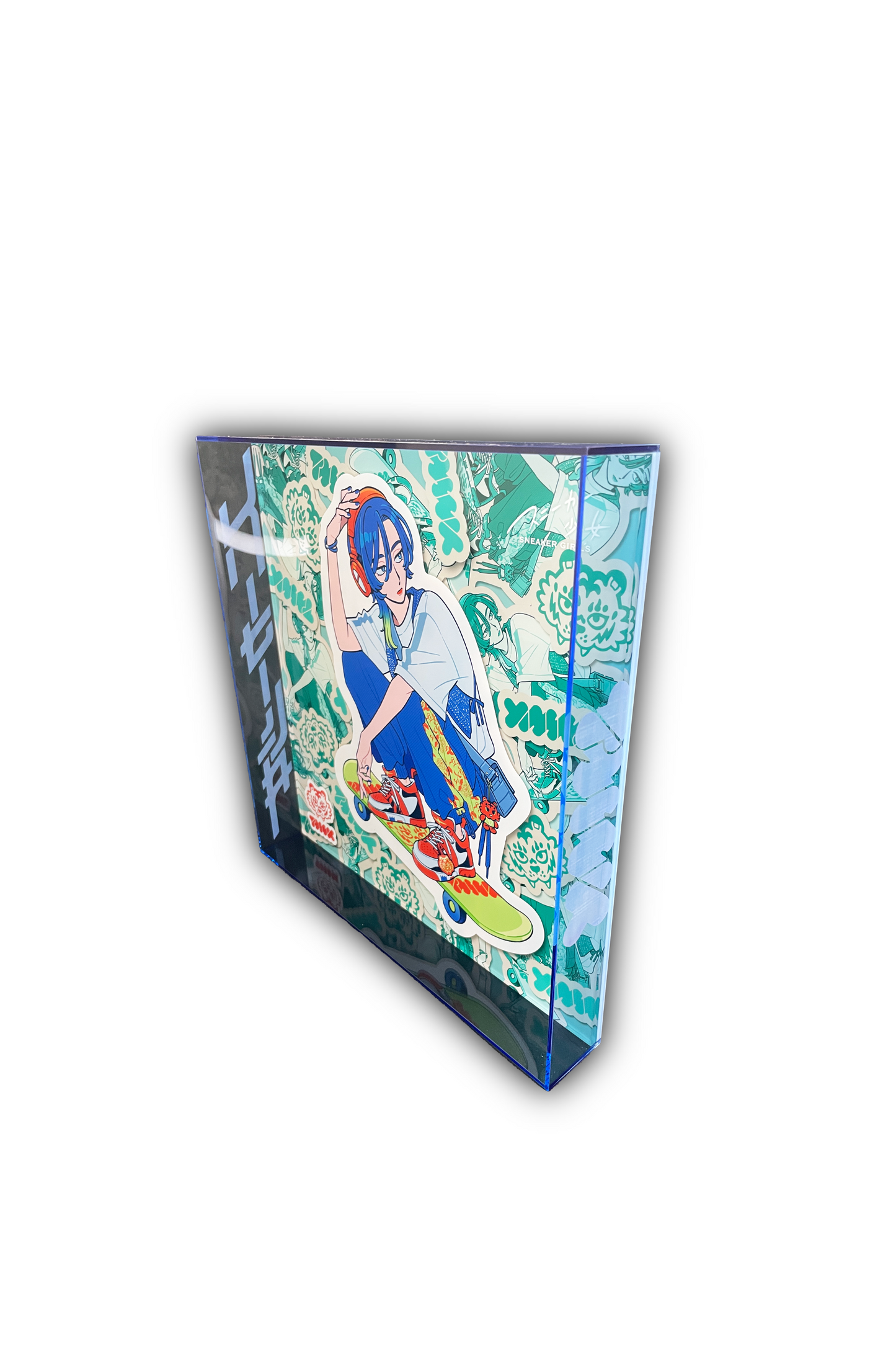 スニーカー少女 feat. ともわか 両面加工額装アクリル ナンバリング＆サイン付き Exhibition