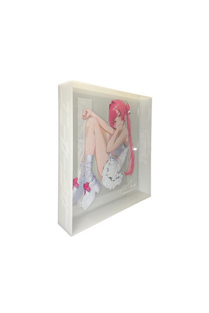 スニーカー少女 feat. はむねずこ 両面加工額装アクリル ナンバリング＆サイン付き Exhibition