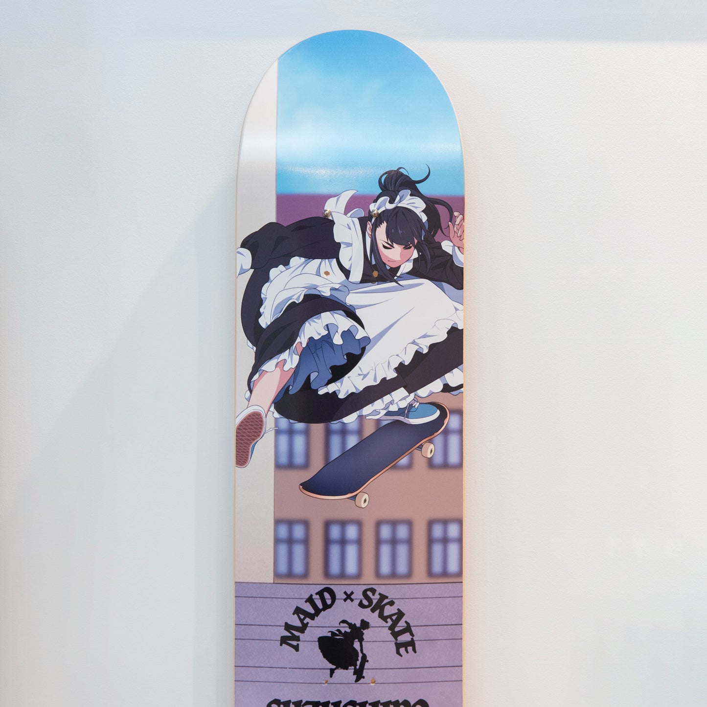 「One-Foot Ollie」  MAID×SKATE　Skateboard Deck