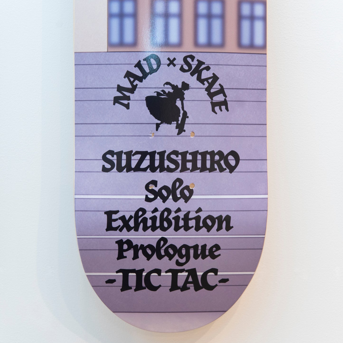「One-Foot Ollie」  MAID×SKATE　Skateboard Deck