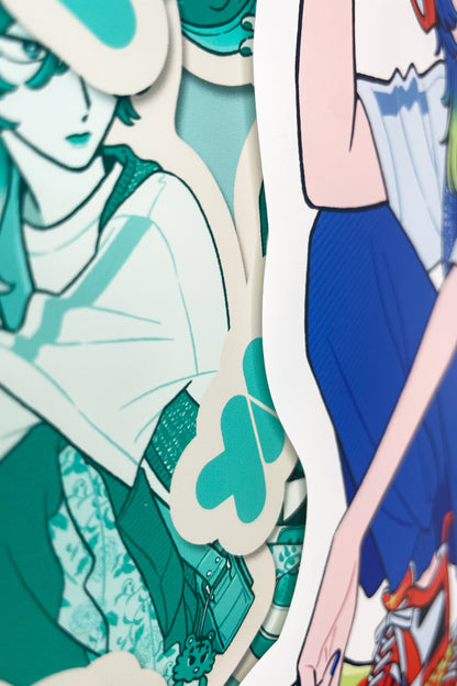 スニーカー少女 feat. ともわか 両面加工額装アクリル ナンバリング＆サイン付き Exhibition