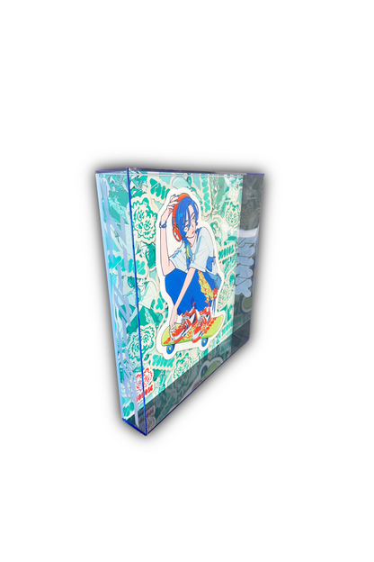 スニーカー少女 feat. ともわか 両面加工額装アクリル スニーカー少女 feat. ともわか 両面加工額装アクリル