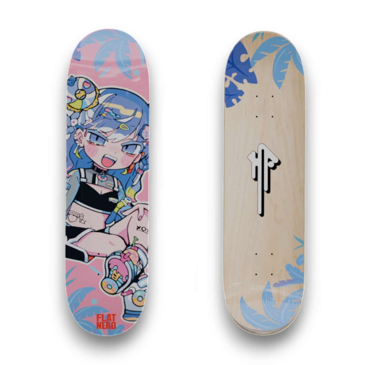 寺田てら × FLAT NERD SKATEBOARD DECK
