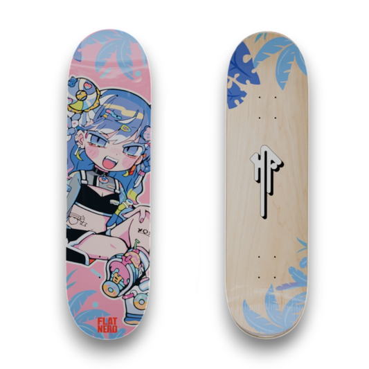 寺田てら × FLAT NERD SKATEBOARD DECK