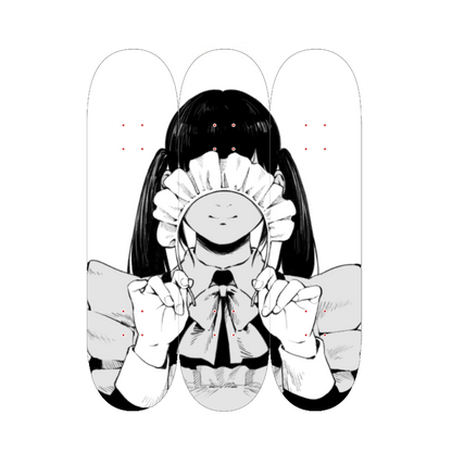 「Shy」 MAID×SKATE　Skateboard Decks  Triptych