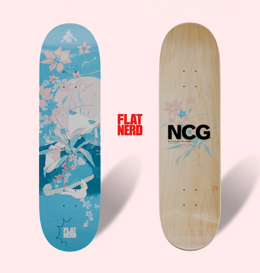 ノーコピーライトガール × FLAT NERD SKATEBOARD DECK
