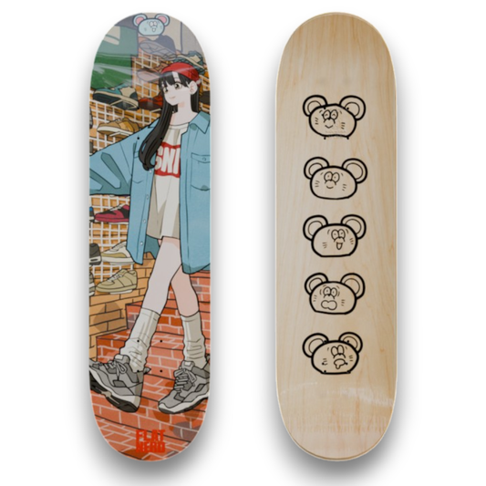 タケウチ リョースケ × FLAT NERD SKATEBOARD DECK