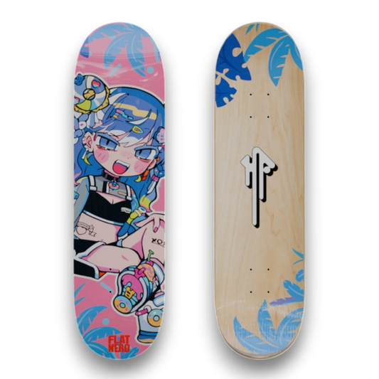 寺田てら × FLAT NERD SKATEBOARD DECK